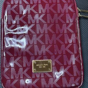 Michael Kors Burgundy iPad Bag
